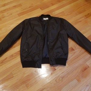 Like New Mens Black Bomber Jacket